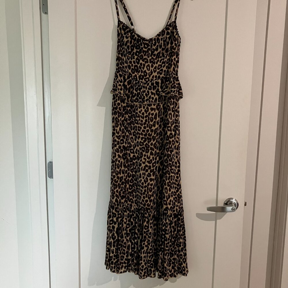 Reformation Felda Dress in Leo Animal Print Size 6 - Picture 5 of 15